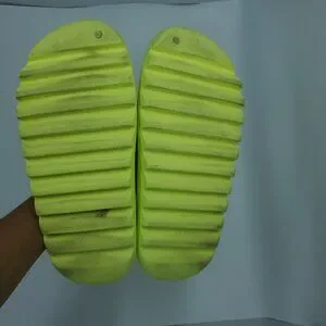 Yeezy | Shoes | Adidas Yeezy Slide Glow Green Men Size 9 | Poshmark